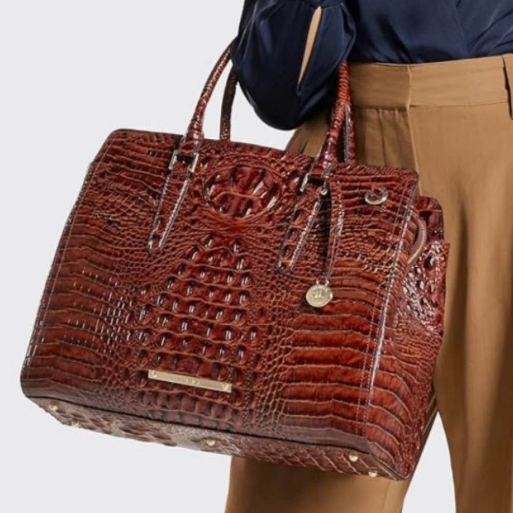 Finley Carryall in Pecan by Brahmin - Picture 6 of 15